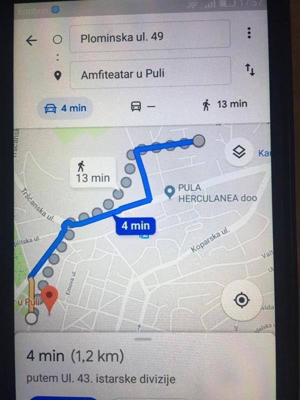 Studio Dama Blizina Amfiteatra I Bus Kolodvora ,Besplatan Privatni Parking,Self-Check- In พูลา ภายนอก รูปภาพ